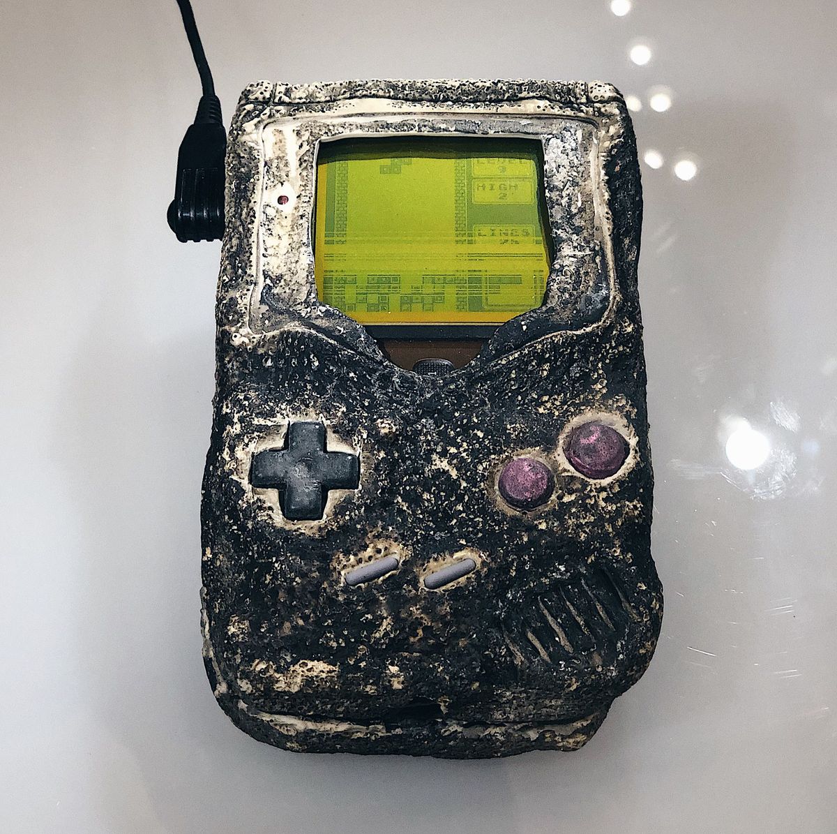 This Nintendo Game Boy Survived a in the War