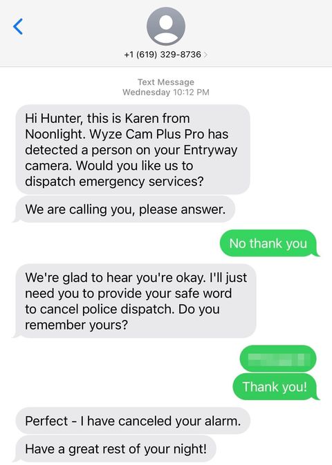 text message exchange