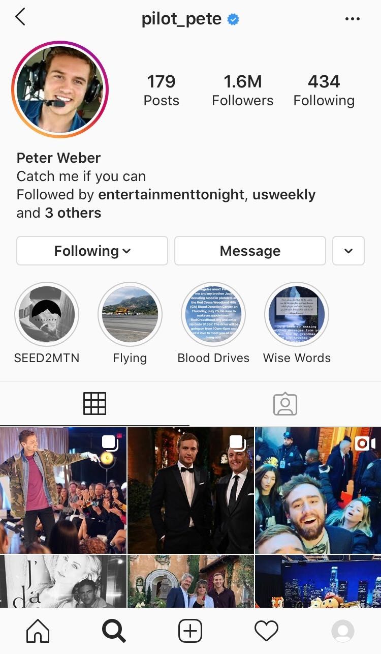 peter weber instagram