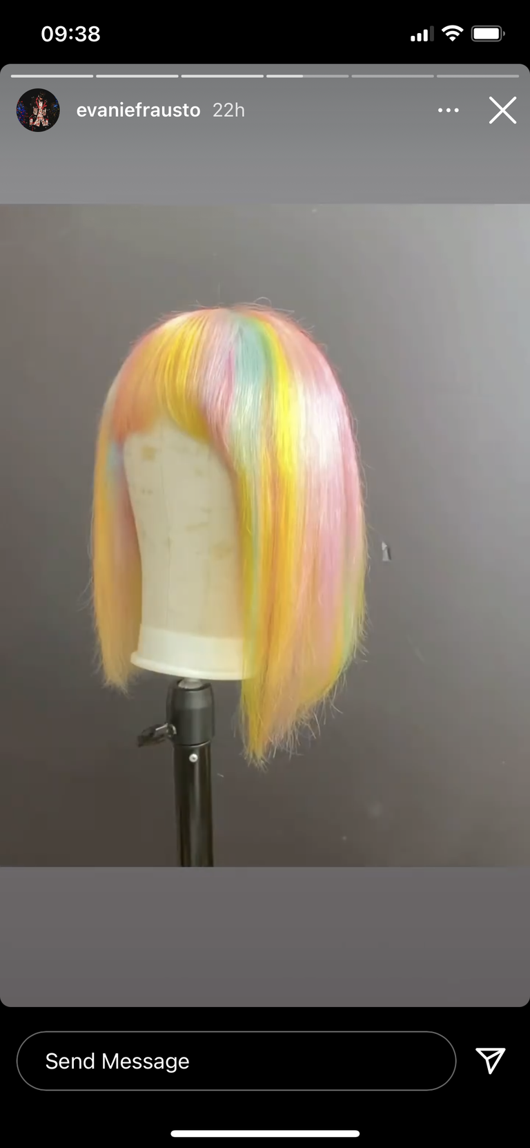 See Selena Gomez in a Pastel Rainbow Wig