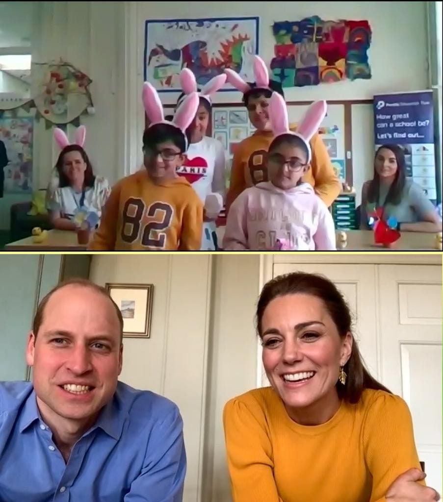 preview for Prince William and Kate Middleton Call Teachers to Say Thank You