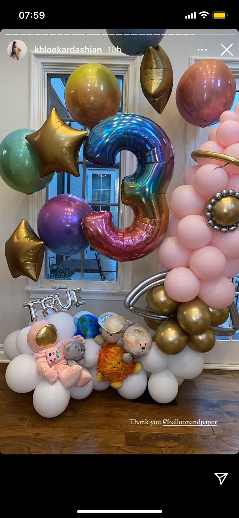 Inside Khloé Kardashians 3rd Birthday Party For True Thompson