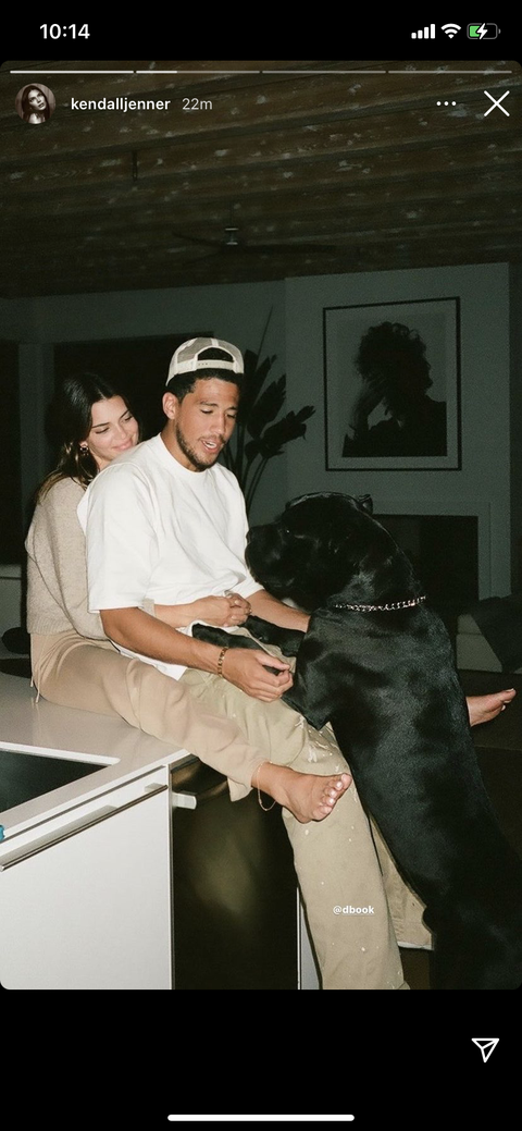 kendall jenner and devin booker post instagram photos for their 1st anniversary