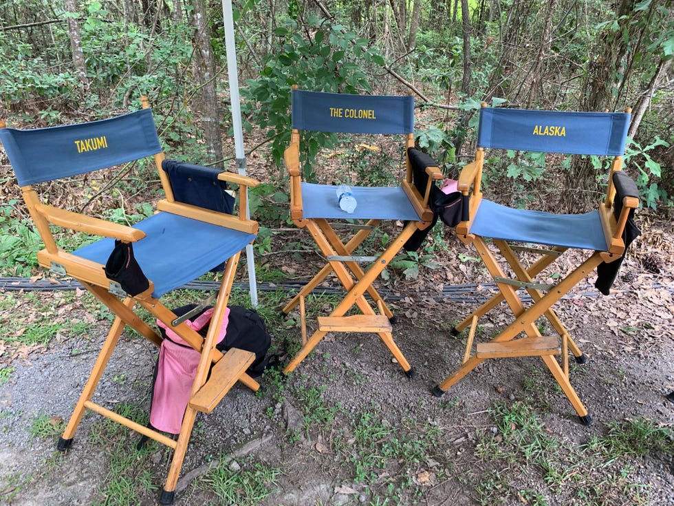 Nature reserve, Folding chair, Table, Tree, Furniture, Leisure, Chair, National park, Recreation, Plant, 