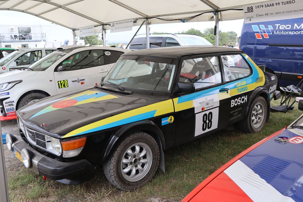 1979 saab 99 turbo rally car