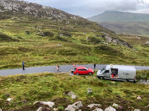 a scenic panorama of mamore gap during mclaughlin's ride