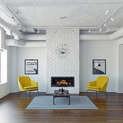 Living room, Room, Interior design, Furniture, Yellow, Ceiling, Wall, Property, Floor, Building, 