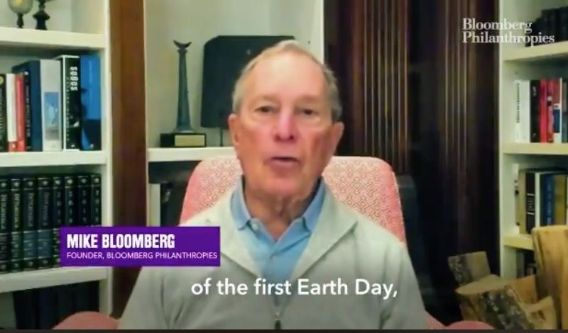 mike bloomberg video chat