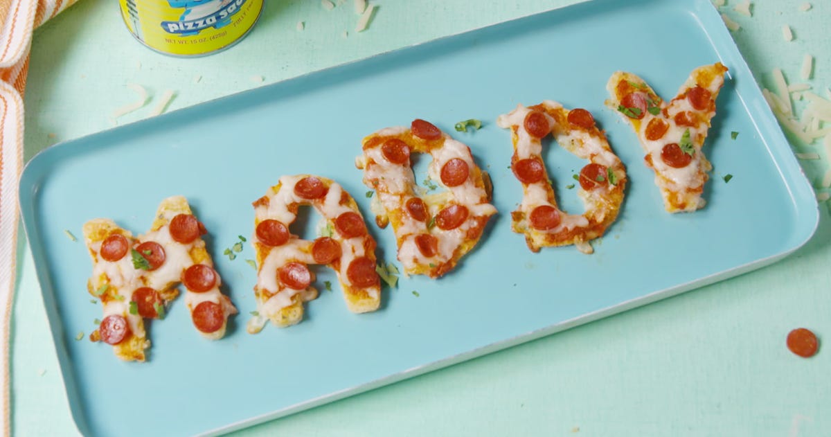 Video player poster image preview for Alphabet Pizza Brings New Meaning To The Term "Personal Pizza"