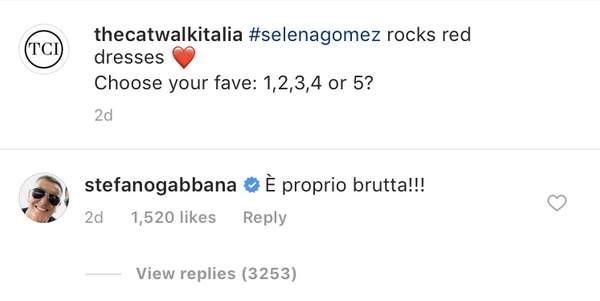 Stefano Gabbana on Instagram