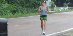 francesca muccini running during the 2020 last vol state 500k in tennessee