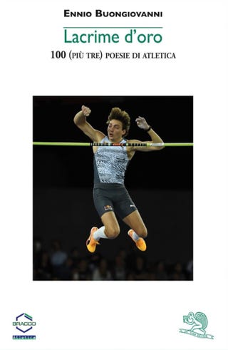 a person jumping over a bar
