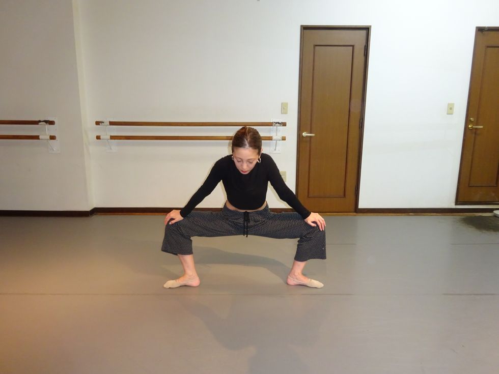 Shoulder, Joint, Arm, Leg, Floor, Physical fitness, Stretching, Sitting, Balance, Flooring, 