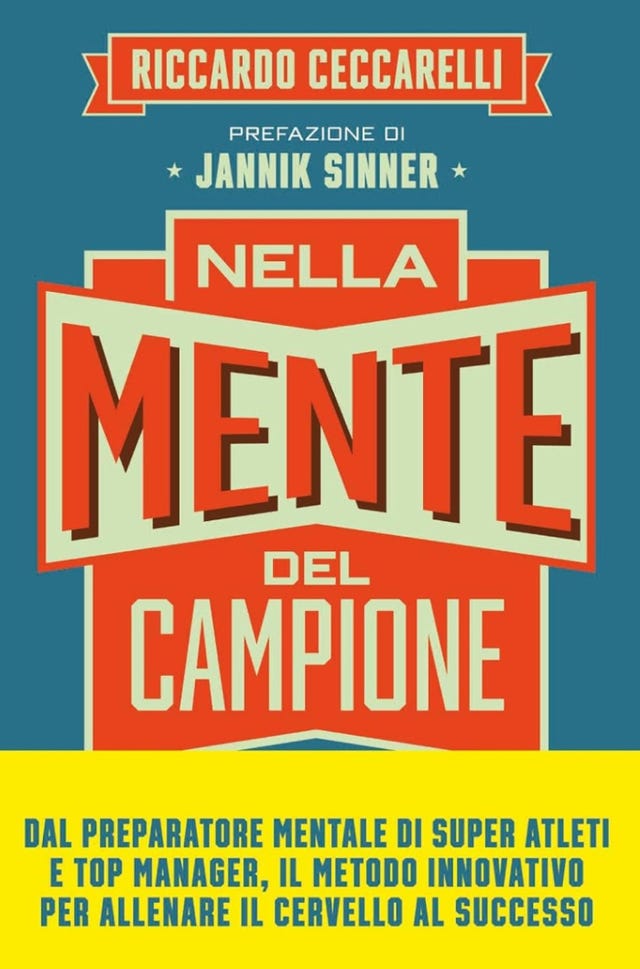 book cover titled nella mente del campione by riccardo ceccarelli