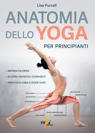 book cover about yoga anatomy for beginners