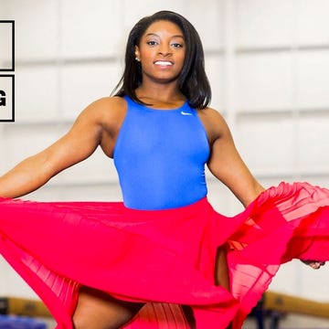 Flag, Shoulder, Performing arts, Flag of the united states, Dancer, Magenta, Abdomen, Waist, Performance, Trunk, 