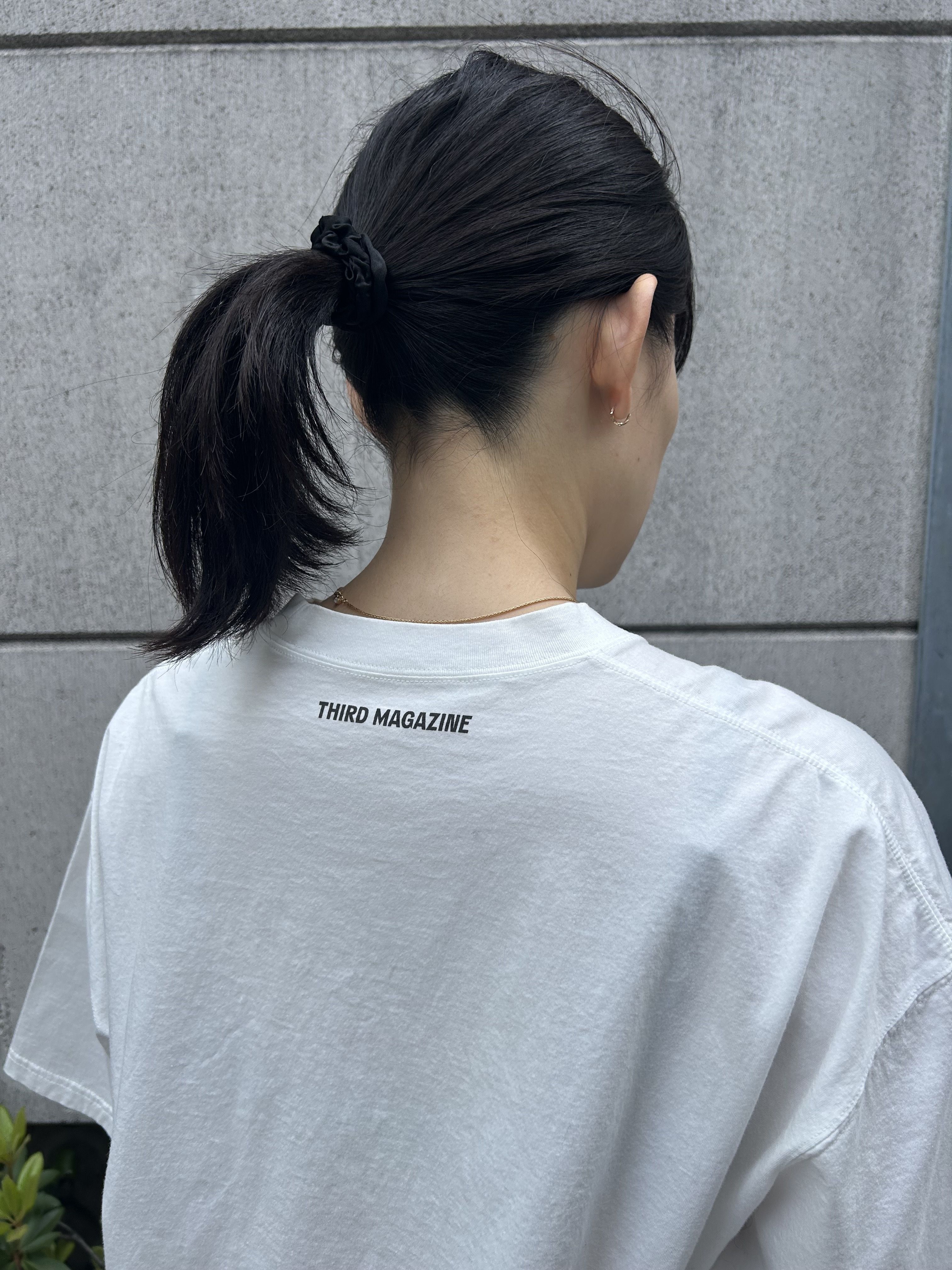キャサリンハムネット ミコモリ サードマガジン Tシャツ グレー THIRD MAGAZINE(サードマガジン)｜【別注】KATHARINE HAMNETT×TM
