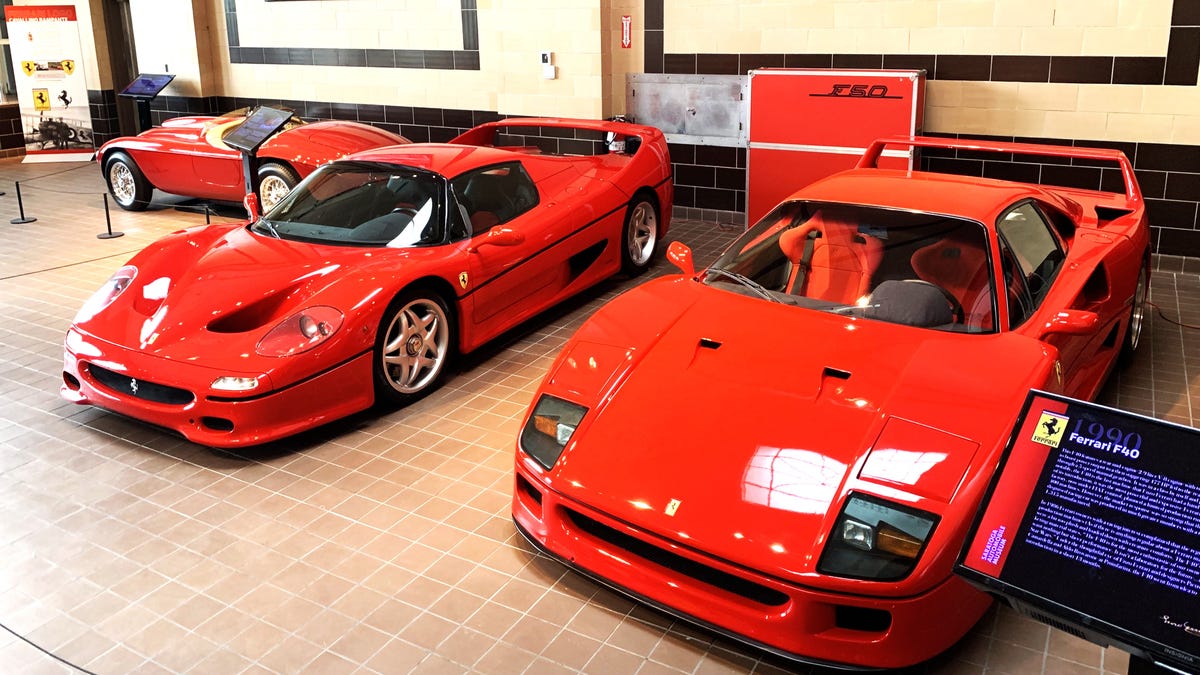 Ferrari Speed Exhibit at Saratoga Automobile Museum Photo Gallery