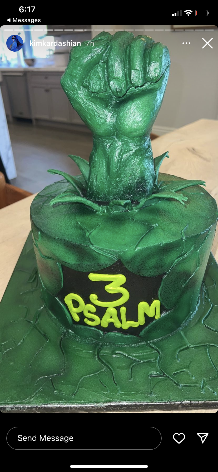 Kim Kardashian Throws Hulk Birthday Party for Psalm