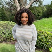 oprah in her backyard