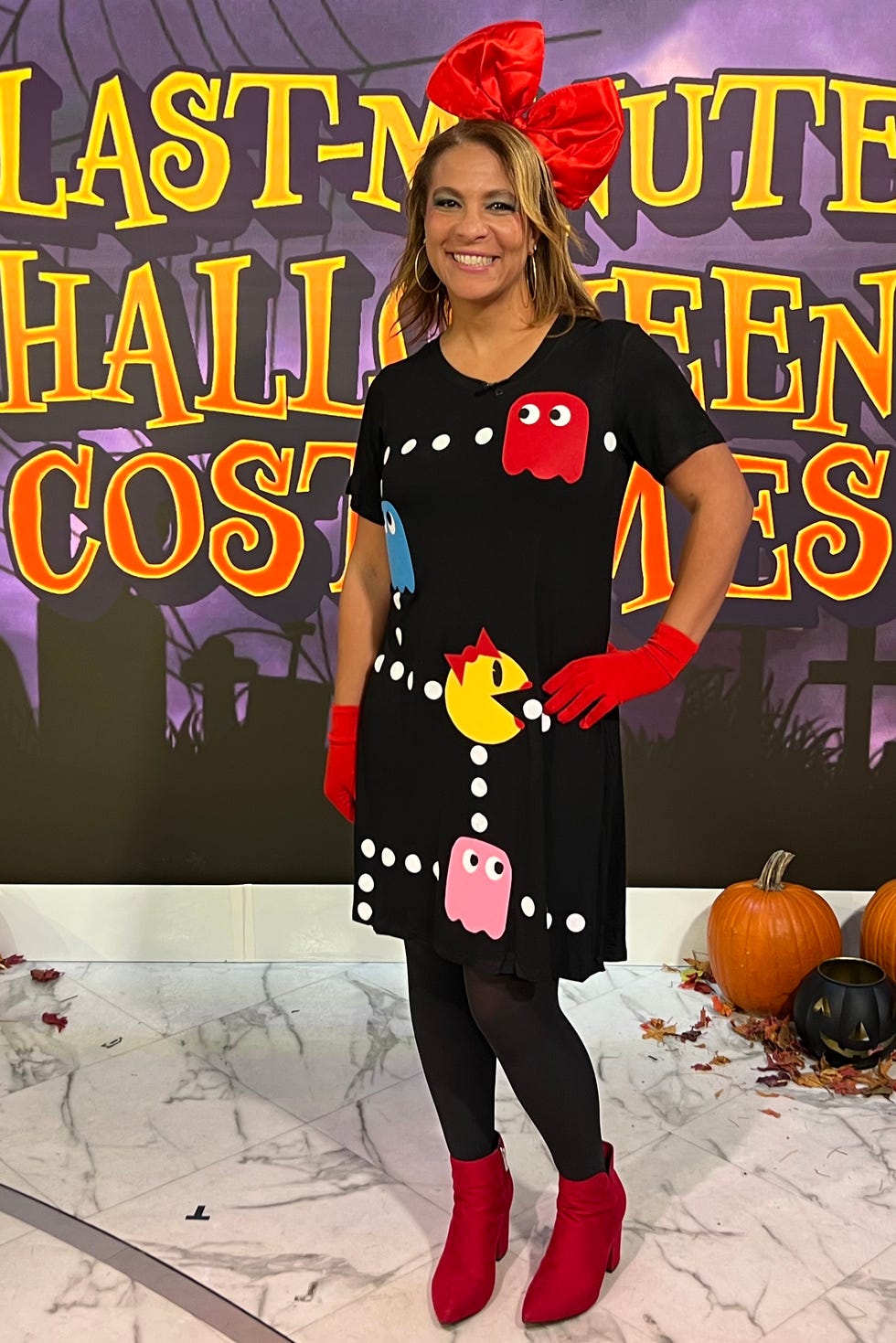 ms pac man last minute halloween costume