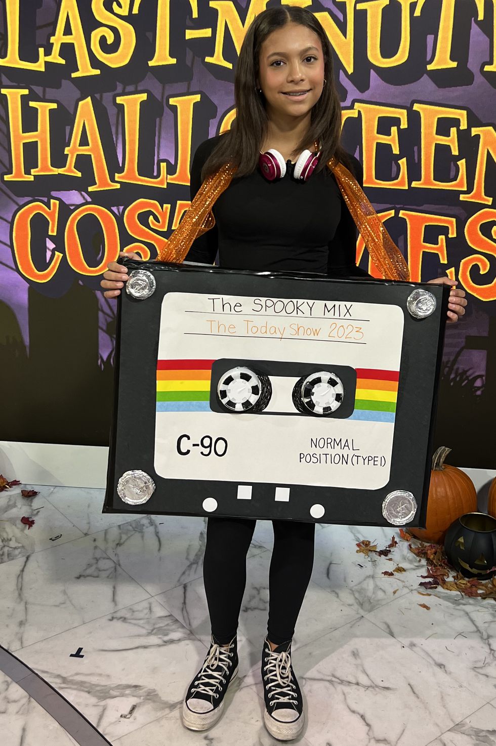cassette tape lastminute halloween costume