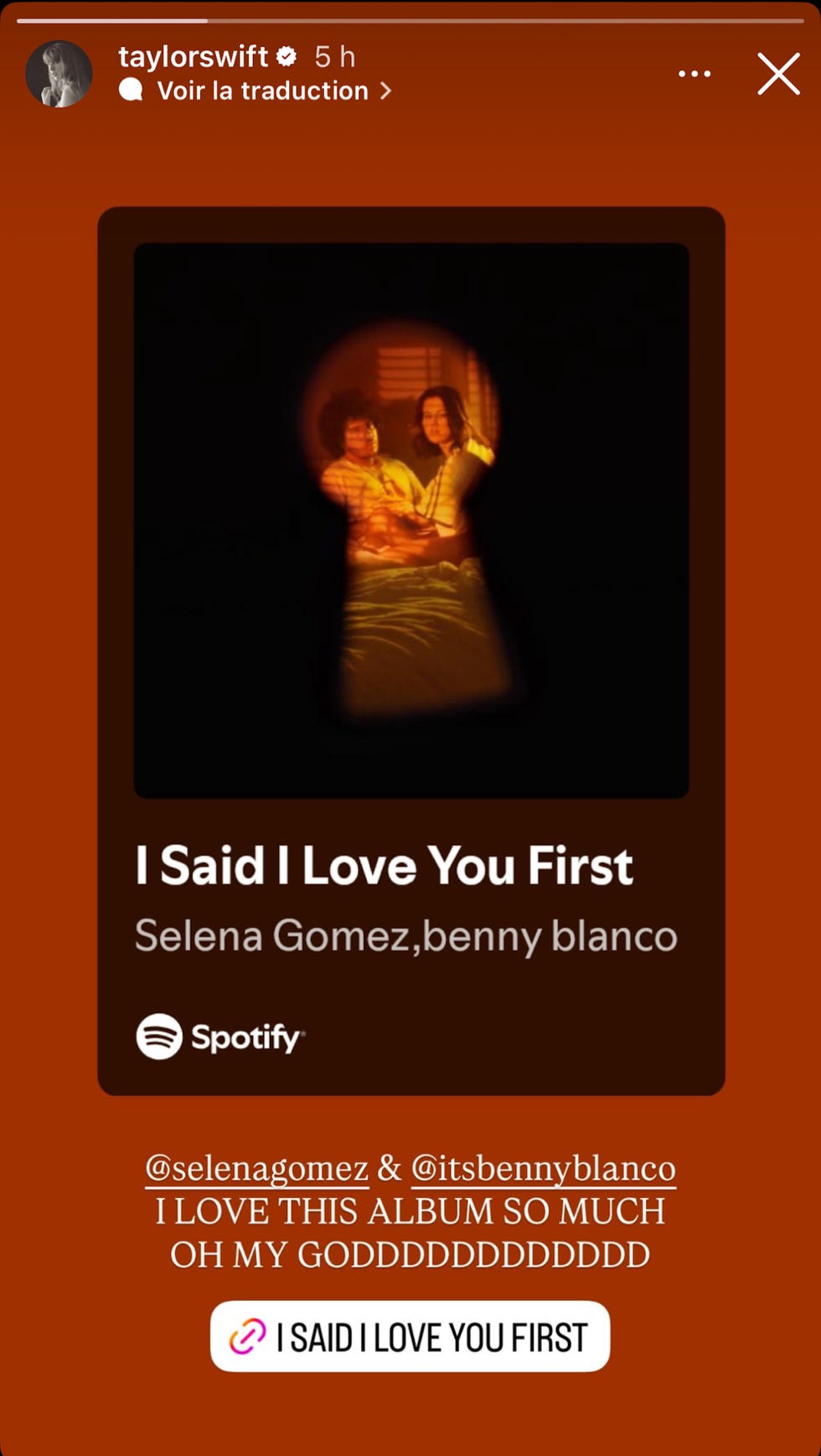 La respuesta de Taylor Swift al nuevo álbum de Selena Gomez