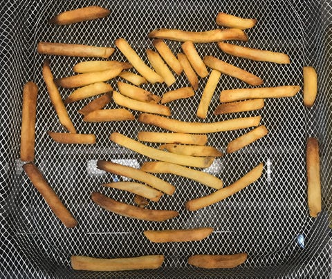 fries in air fryer basket