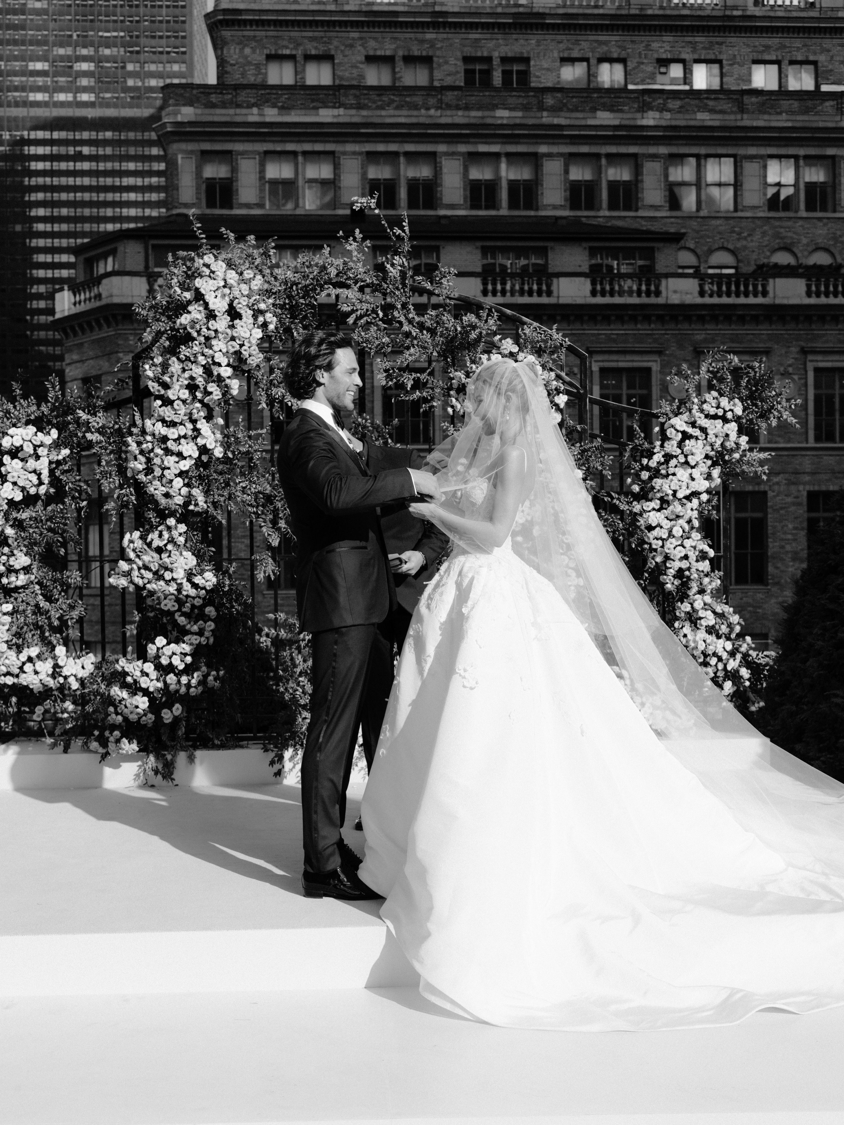 Bridget Bahl and Mike Chiodo wanted a New York wedding. A very New