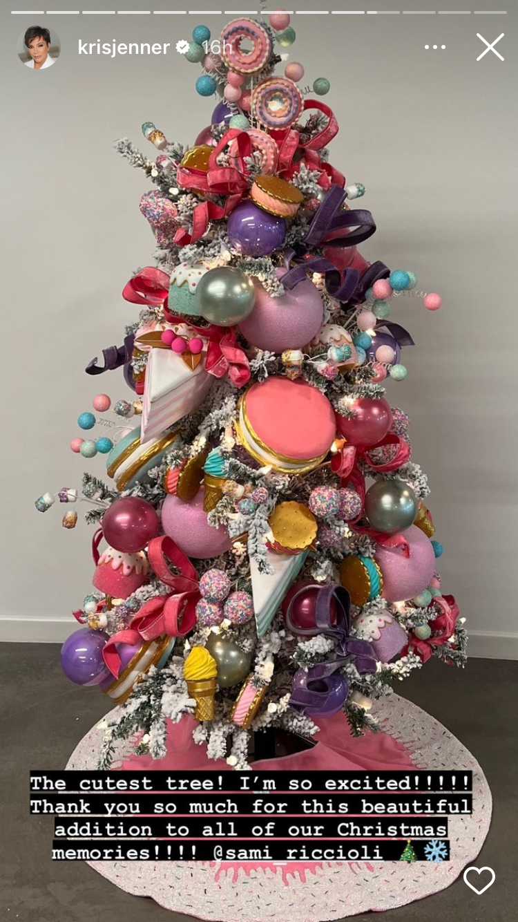 a christmas tree with decorations