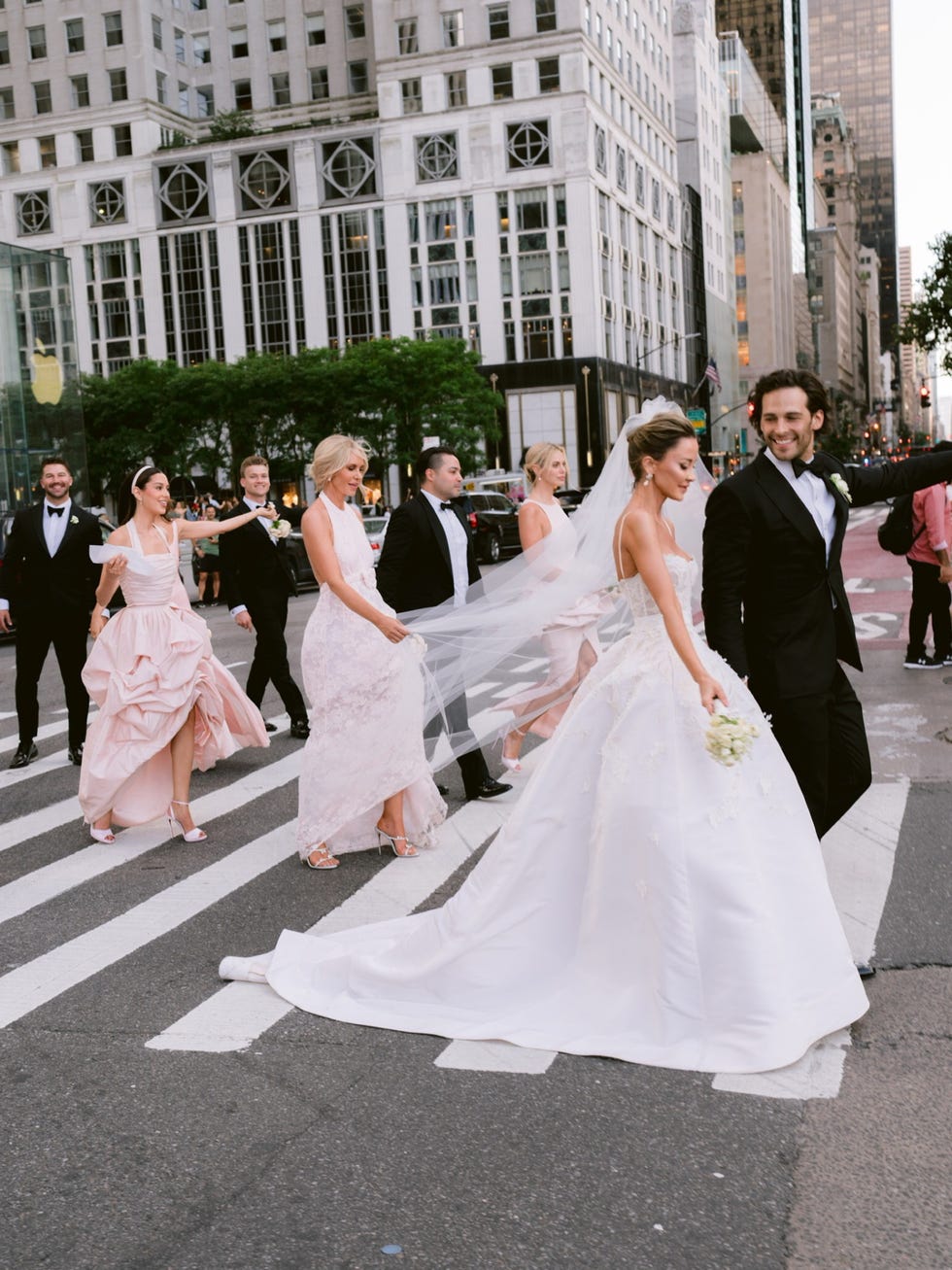 Bridget Bahl and Mike Chiodo wanted a New York wedding. A very New