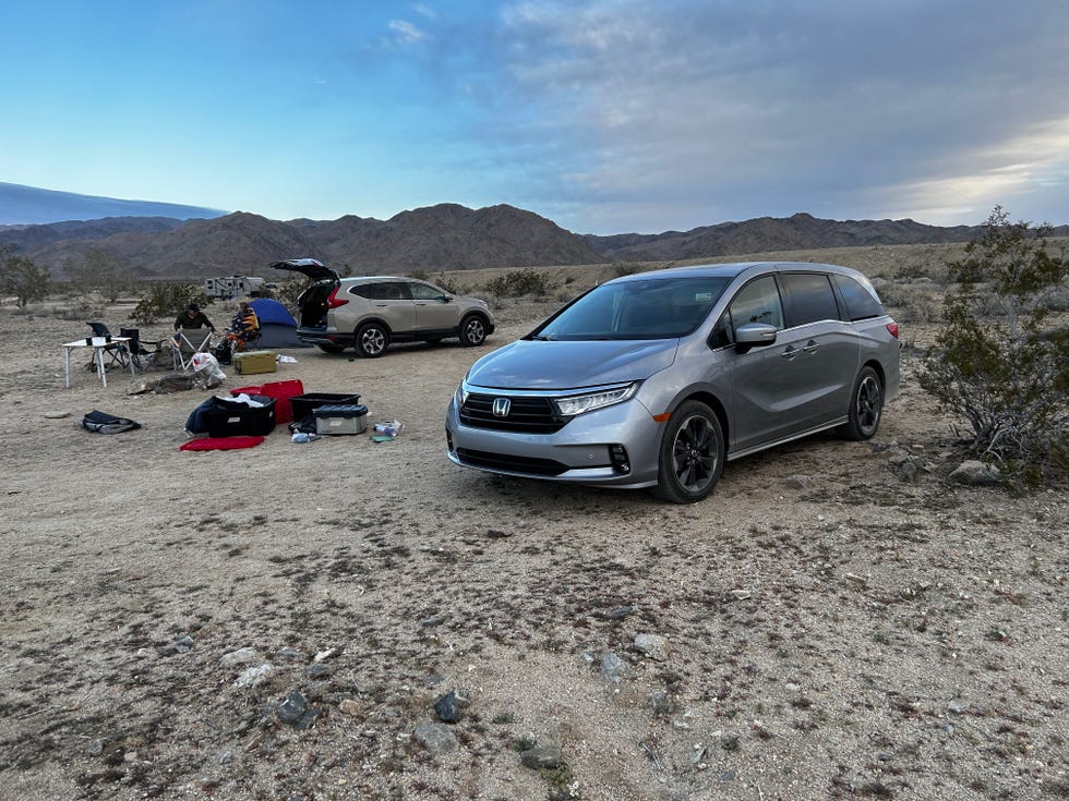 honda odyssey camping