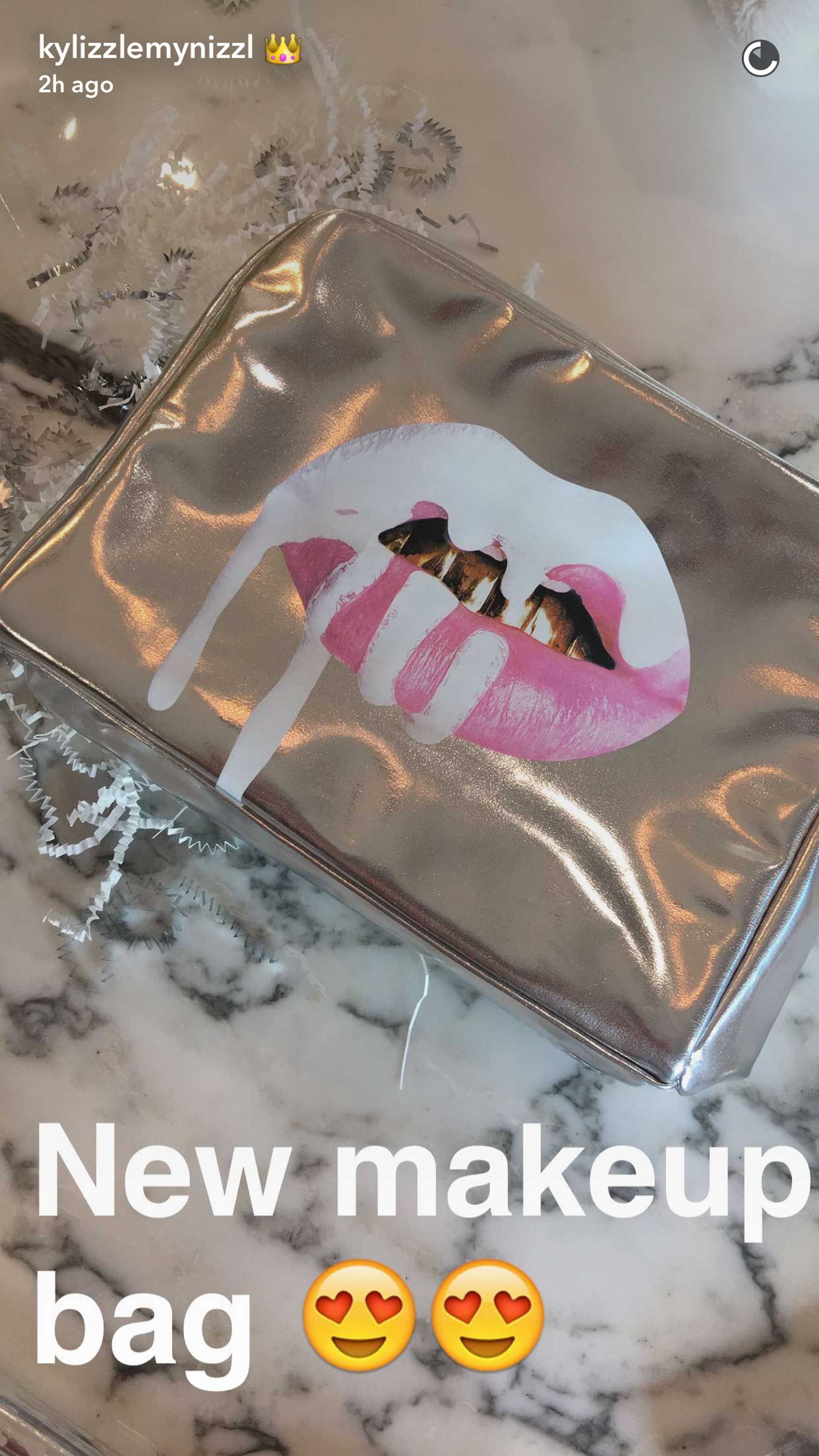 Kylie Jenner cosmetic sale bag