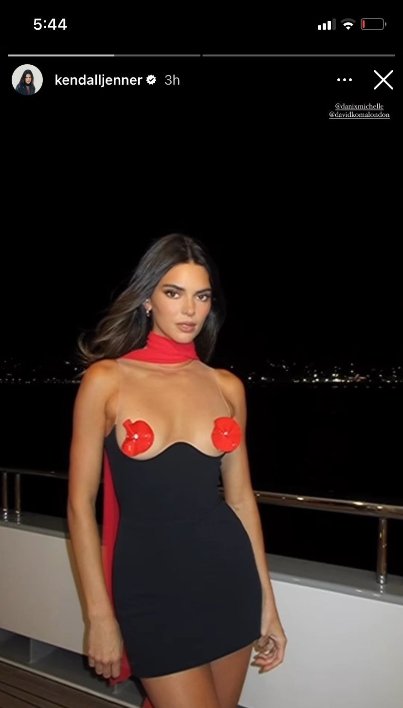 Kendall Jenner shocks in sheer nipple pastie mini dress - Capital XTRA