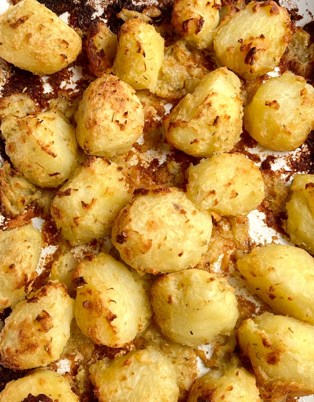 clotted cream roast potatoes