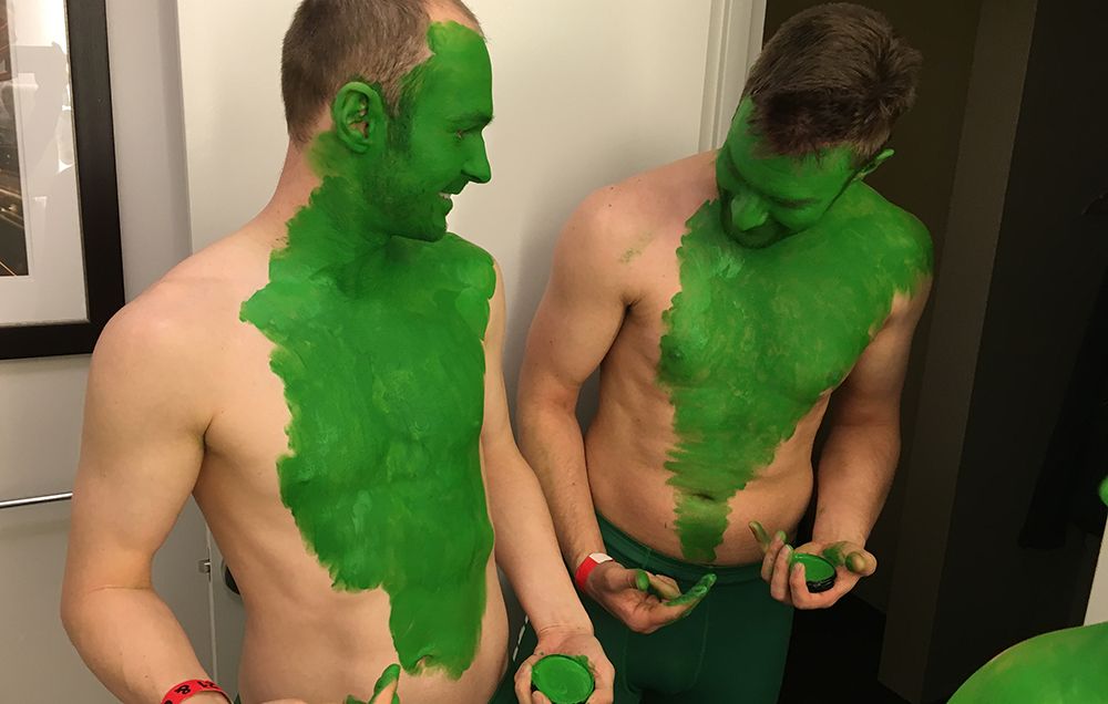 Wigs, Aviators, Body Paint: Chicago's Green Guys Share Their Race