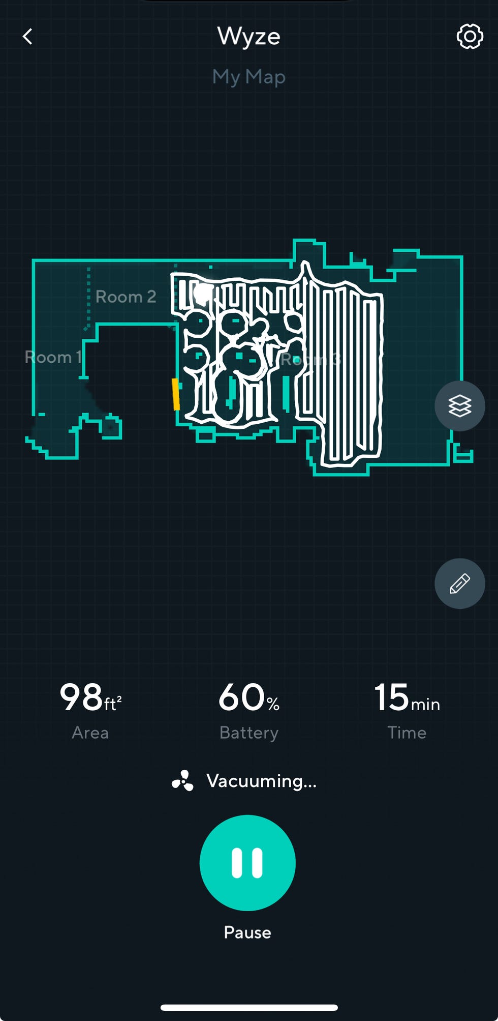 wyze robot vacuum app