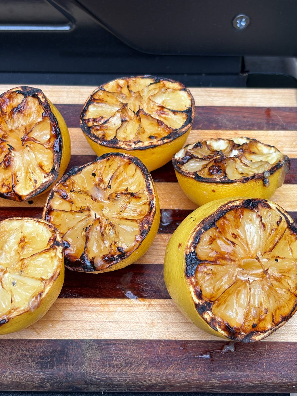 grilled lemons