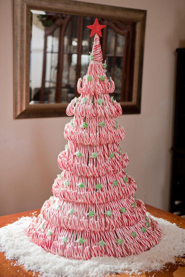 diy candy cane christmas tree