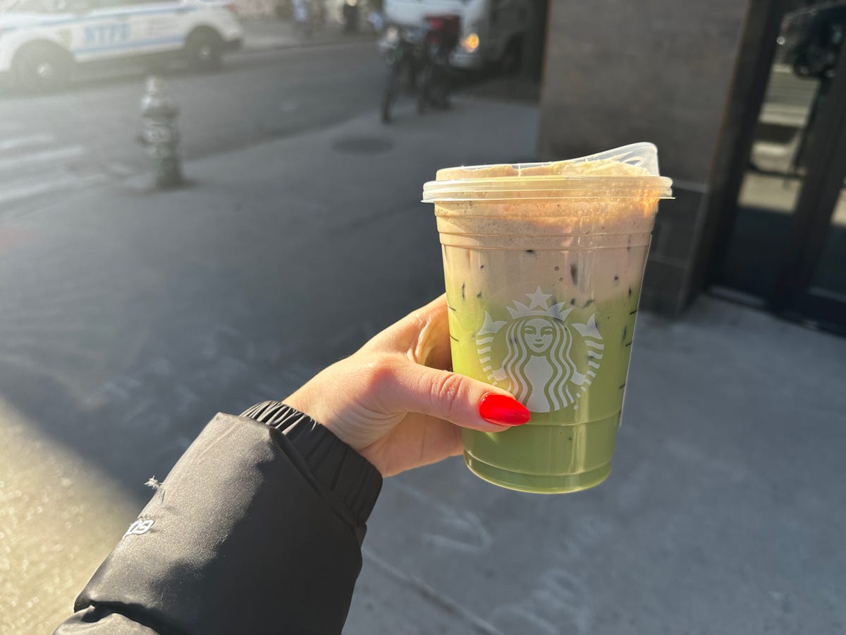 preview for I Tried The Viral Starbucks Dubai Chocolate Bar Matcha Latte—These Are My Unfiltered Thoughts