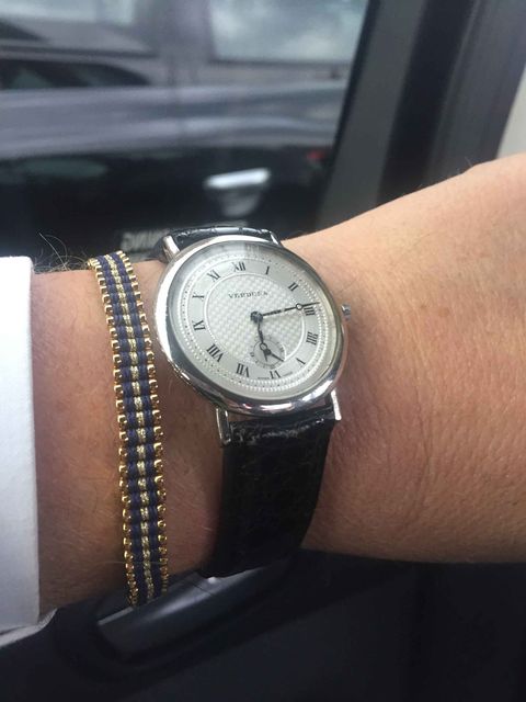 Watch, Analog watch, Wrist, Black, Watch accessory, Fashion accessory, Jewellery, Strap, Hand, Silver, 