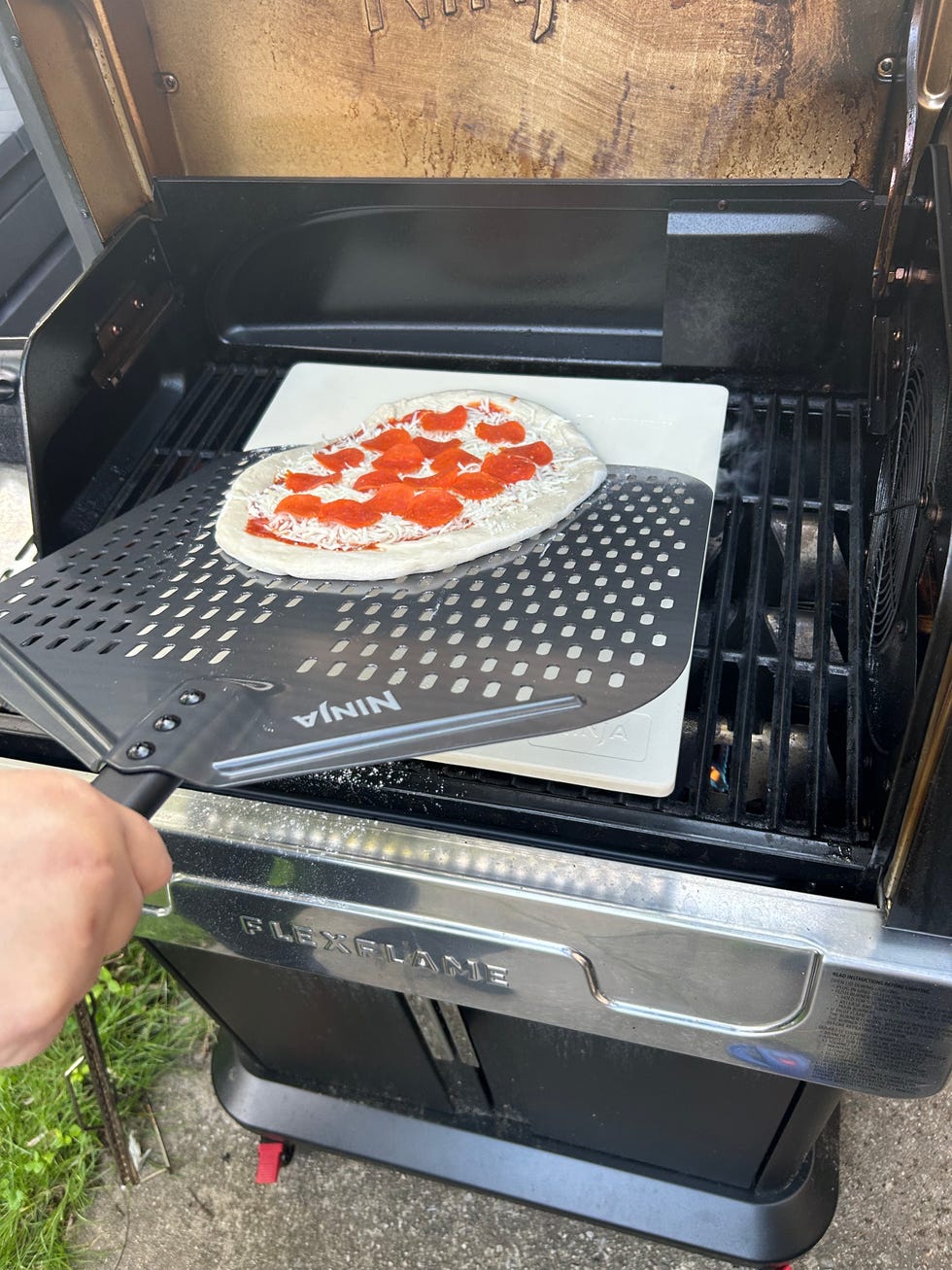 ninja flex flame with pizza stone