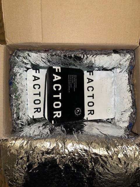 a box of factor food