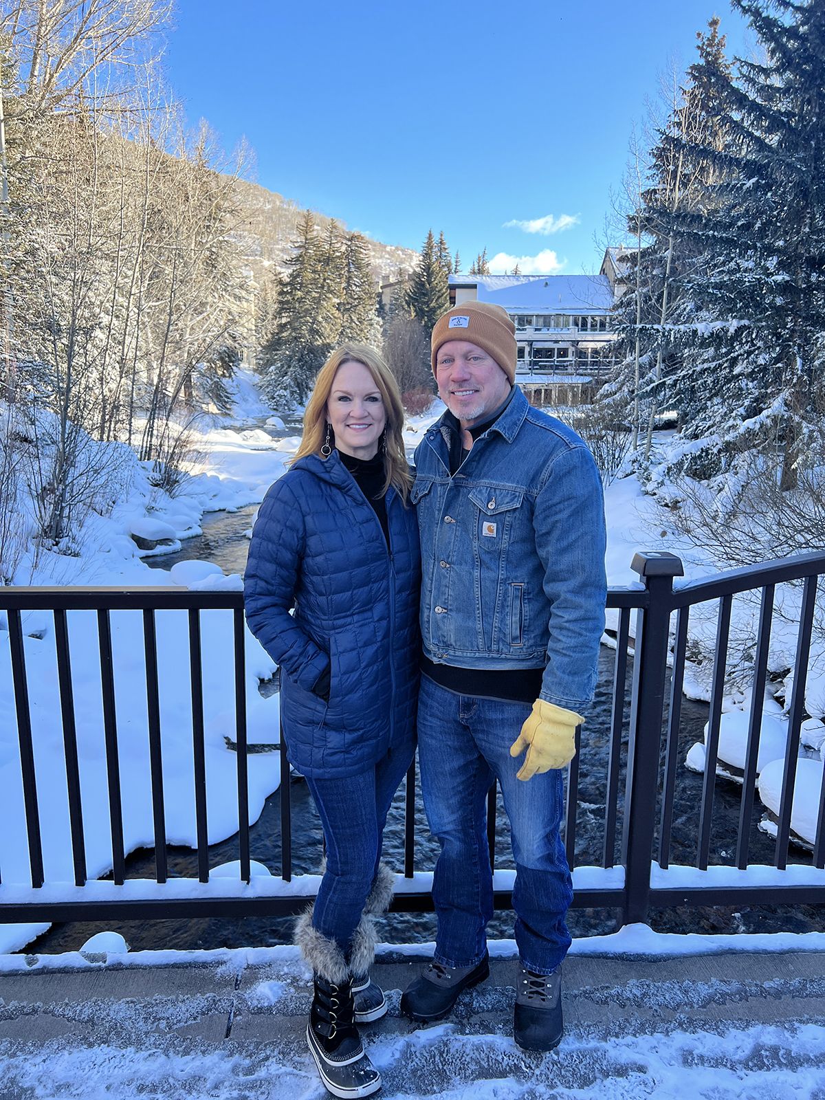 ree drummond and ladd drummond in vail colorado 2022