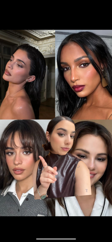 tiktok high contrast low contrast makeup trend