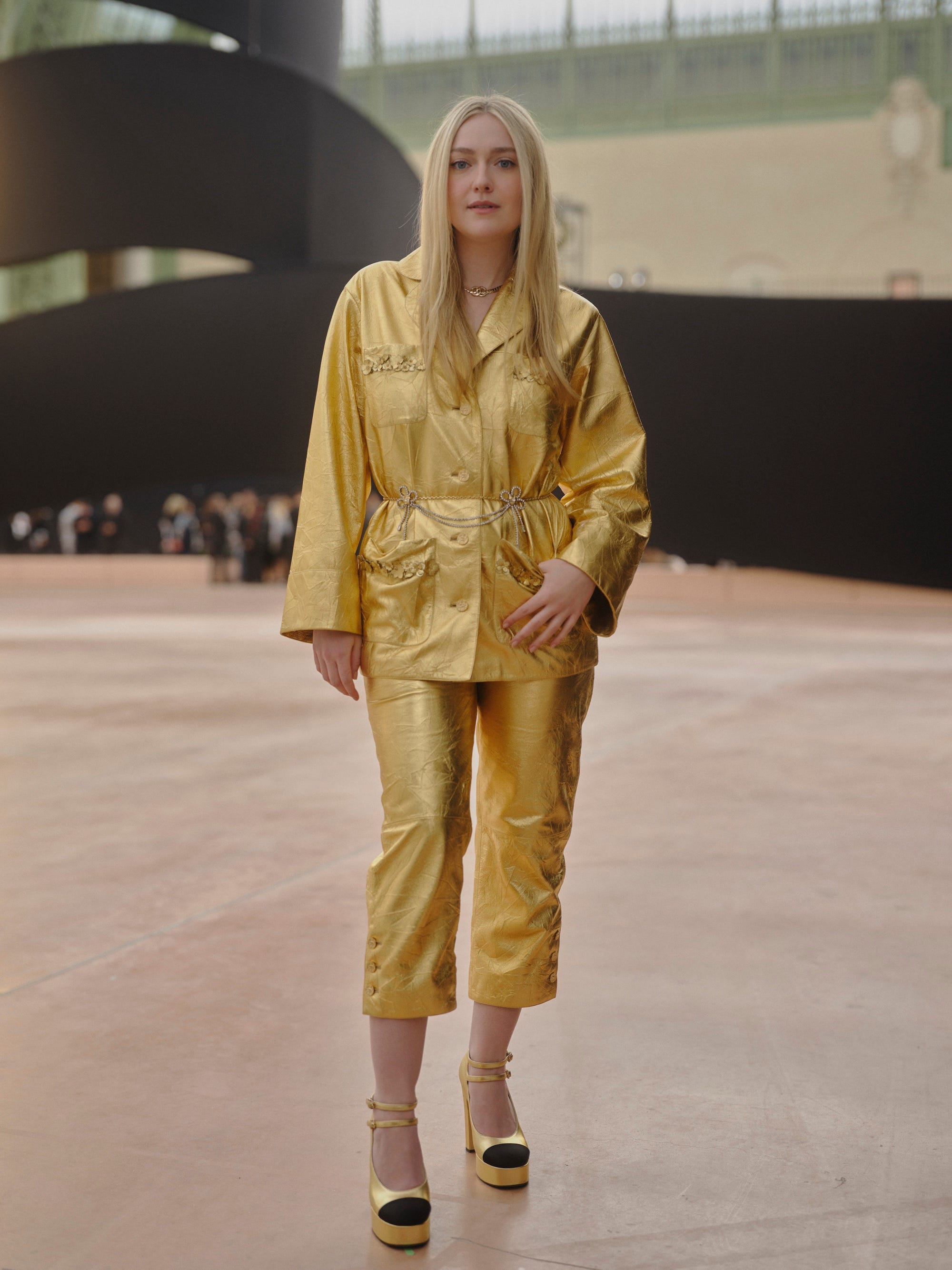 For Paris Fashion Week, the actress says she wanted to 