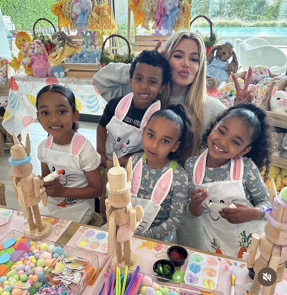 Kris Jenner Throws a Lavish Easter Bash for the Kardashian Kids