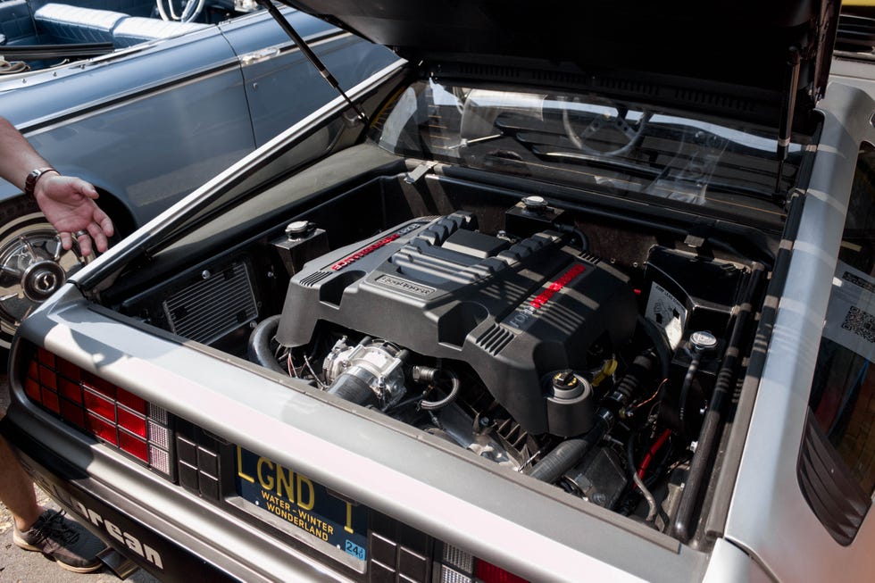 DeLorean with Ford Raptor motor delorean with ford raptor motor