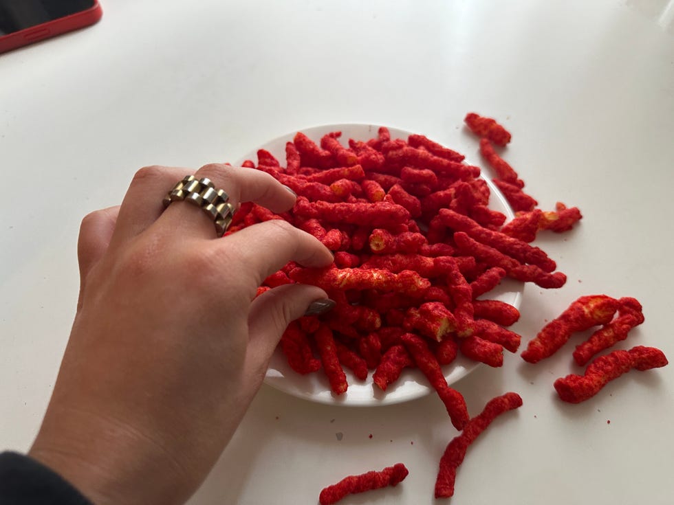 dill pickle flamin' hot cheetos