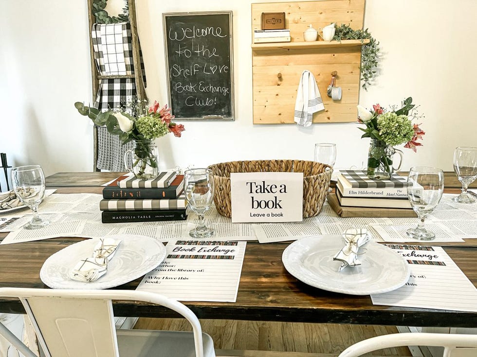 book club table
